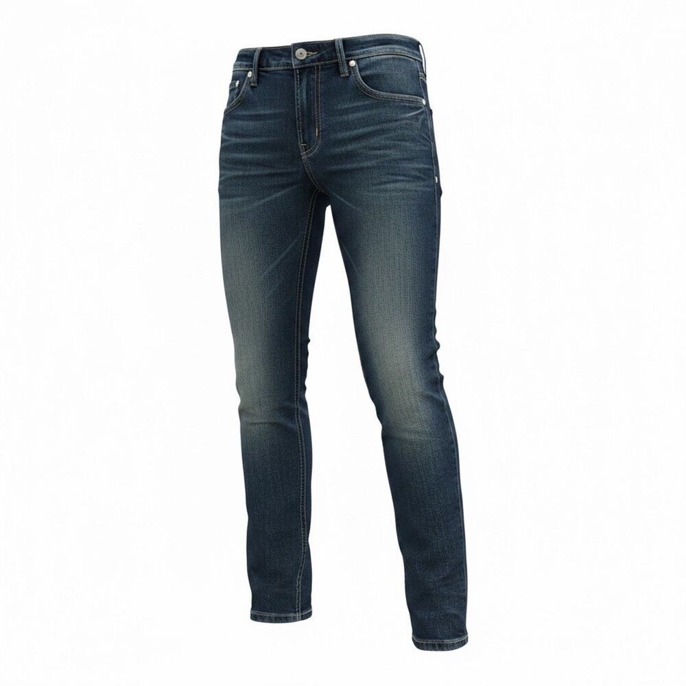 Innovare Women's Blue Skinny Denim Jeans Solid 5-Pocket Design Size S